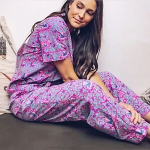 Printfresh Pajama Set Sz 4X